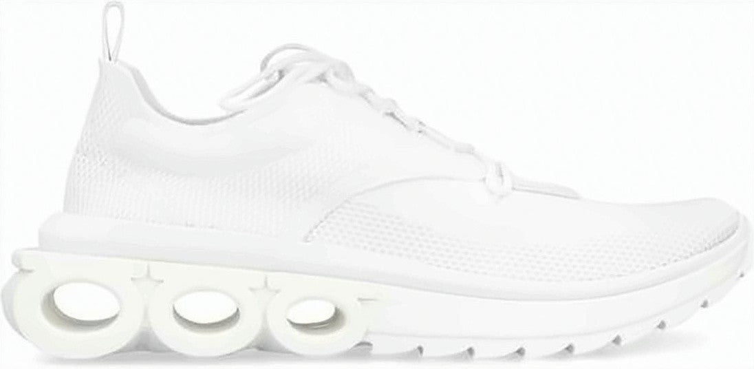 Salvatore Ferragamo Sole Sneakers With Knit Upper