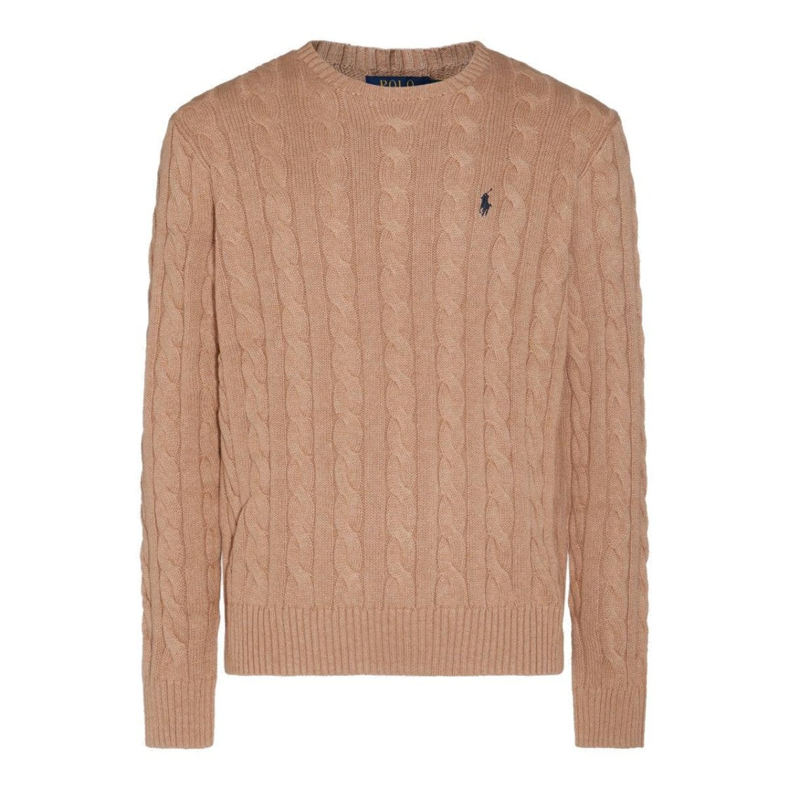 Polo Ralph Lauren Classic Cable Knit Sweater With Snug Fit