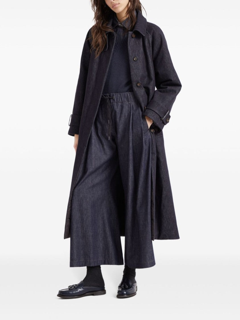 Brunello Cucinelli Dark Wash Denim Shirt