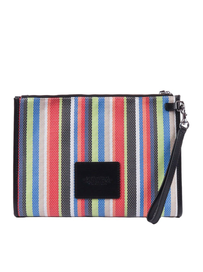 Marc Jacobs Large Stripe Pattern Pouch