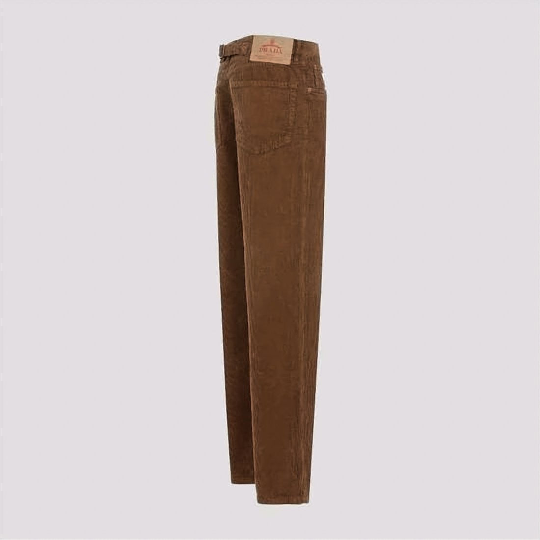 Prada Brown High-Waisted Straight Pants