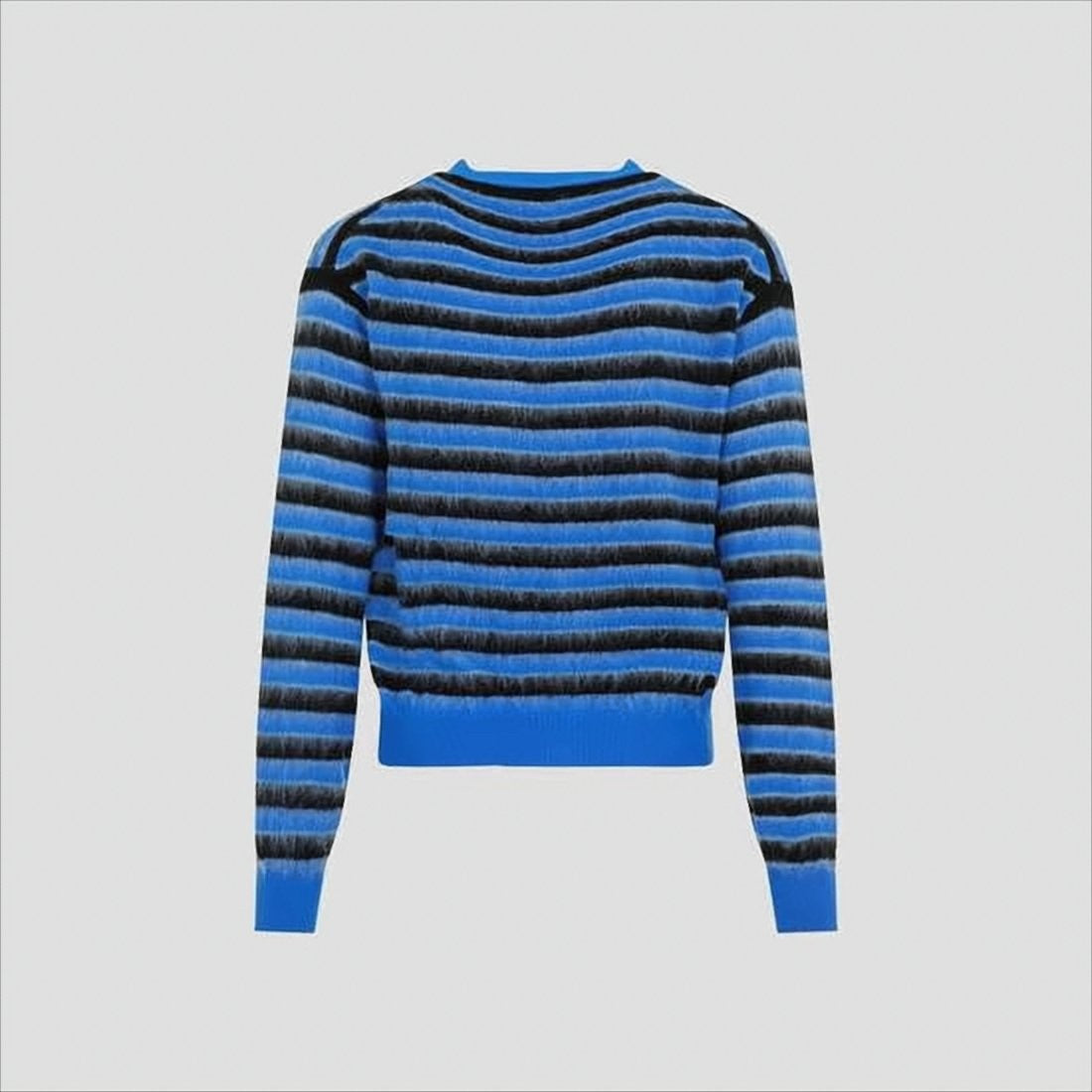 Marni Striped Knit Cardigan With V-Neckline And Ribbed Cuffs