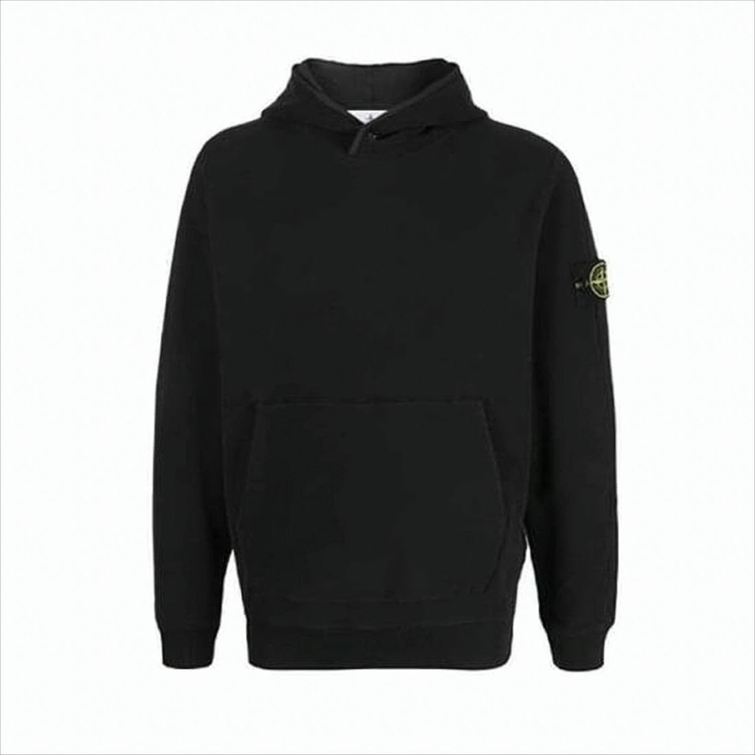 Stone Island Classic Black Pullover Hoodie