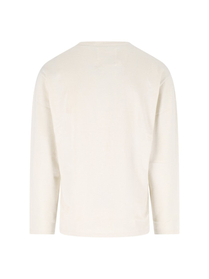 Extreme Cashmere White Rock Wool-Cashmere Knit Sweater