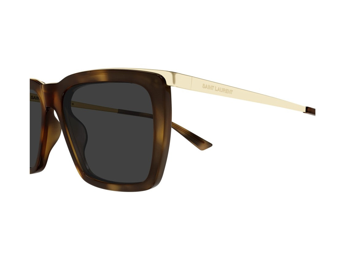 Saint Laurent Sl 765 Bold Tortoiseshell Acetate Square Sunglasses