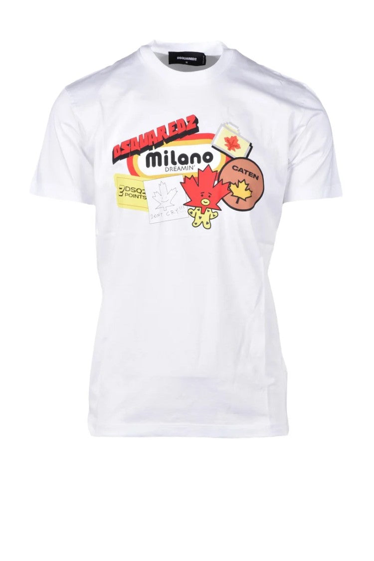 Dsquared2 White Crew Neck T-Shirt