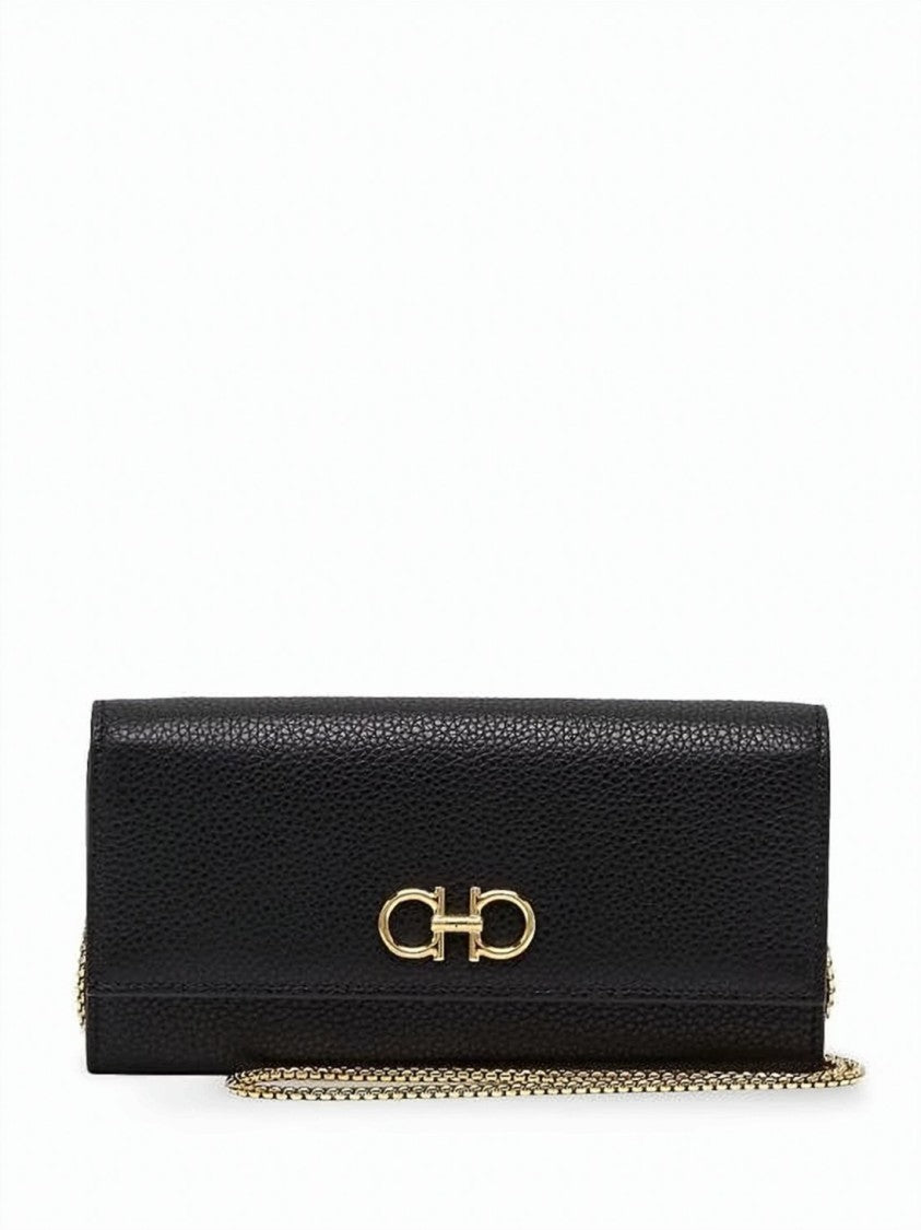 Salvatore Ferragamo Textured Calfskin Long Wallet