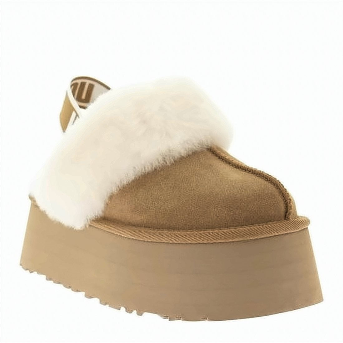Ugg Chunky Platform Mule Slippers With Plush Lining