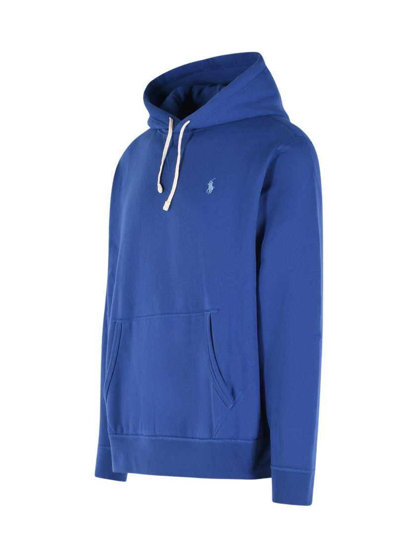 Polo Ralph Lauren Drawstring Hoodie With Logo Embroidery And Kangaroo Pocket