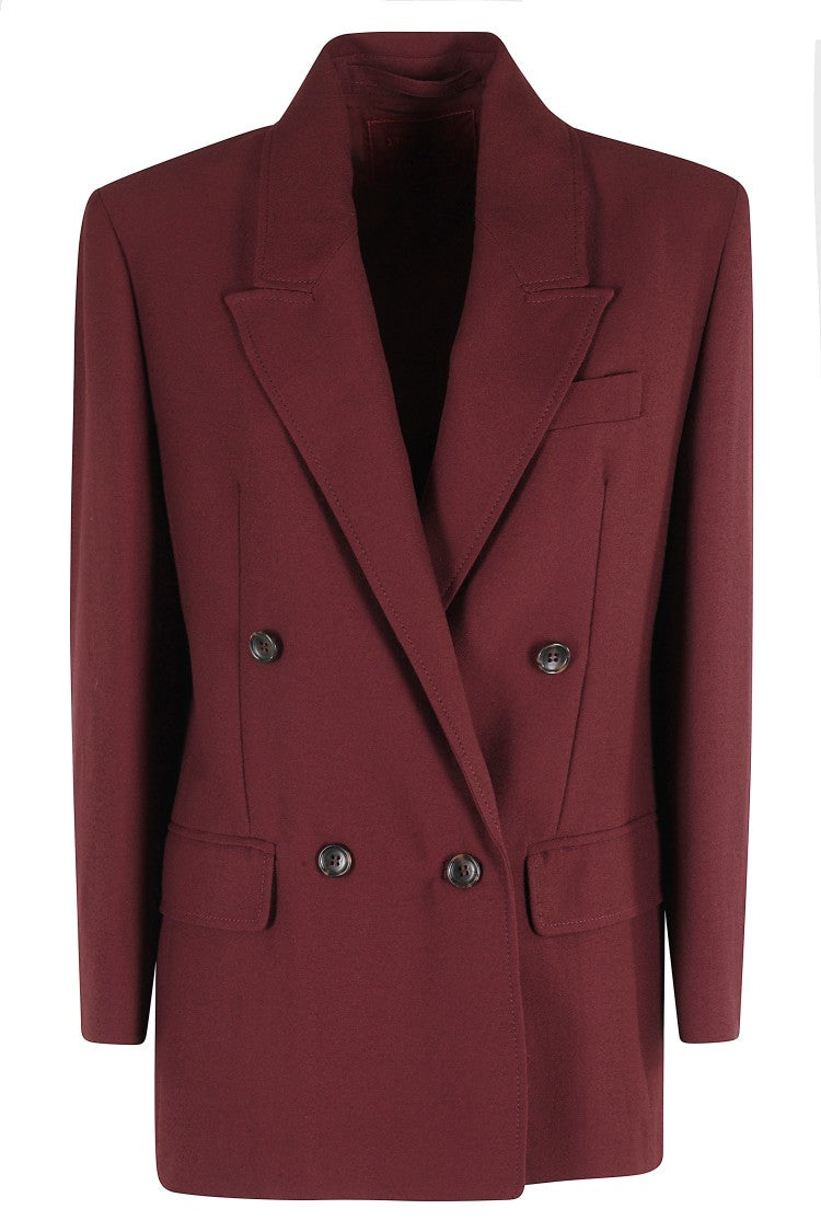 Stella Maxwell X Marella Boxy Fit Bordeaux Jacket