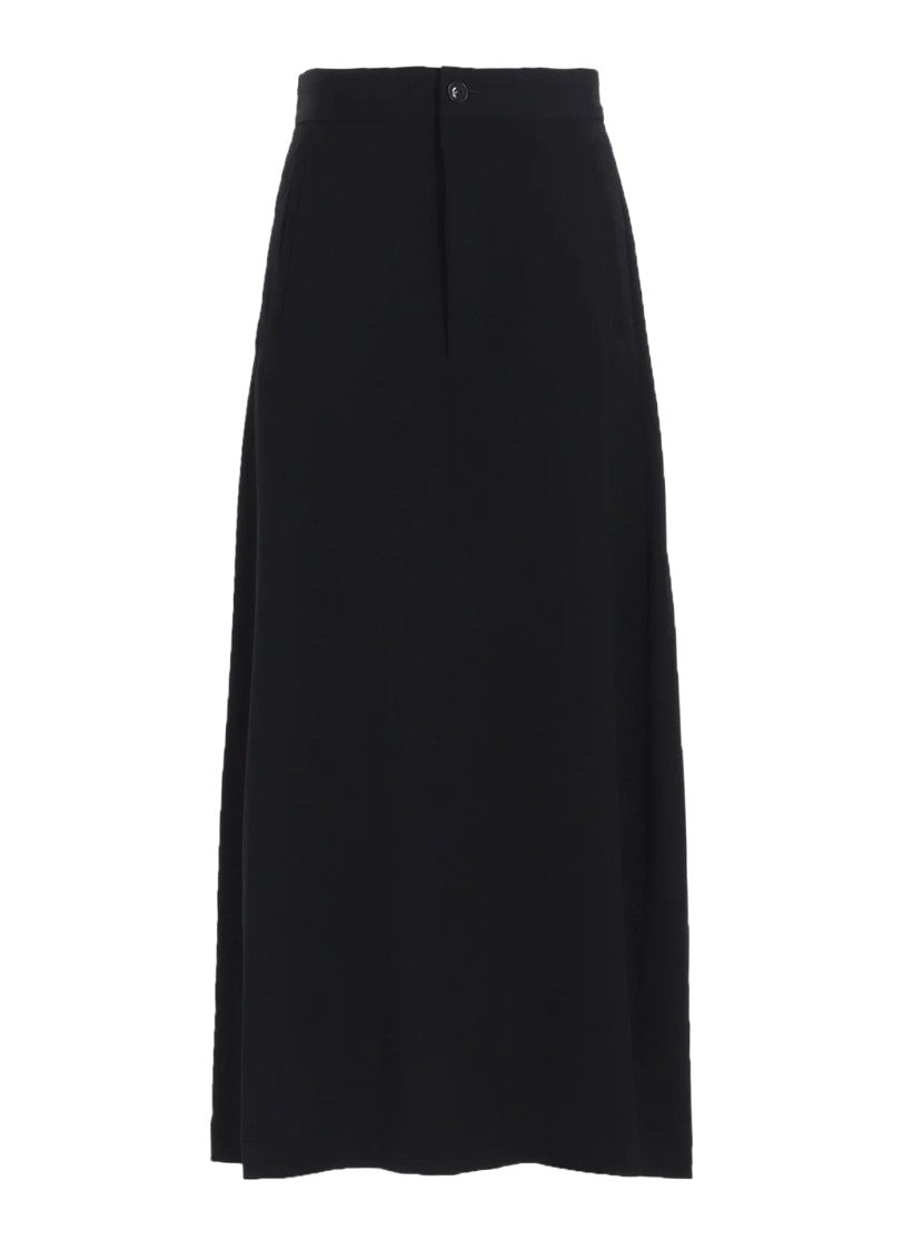 Yohji Yamamoto Tailored Wool Midi Skirt