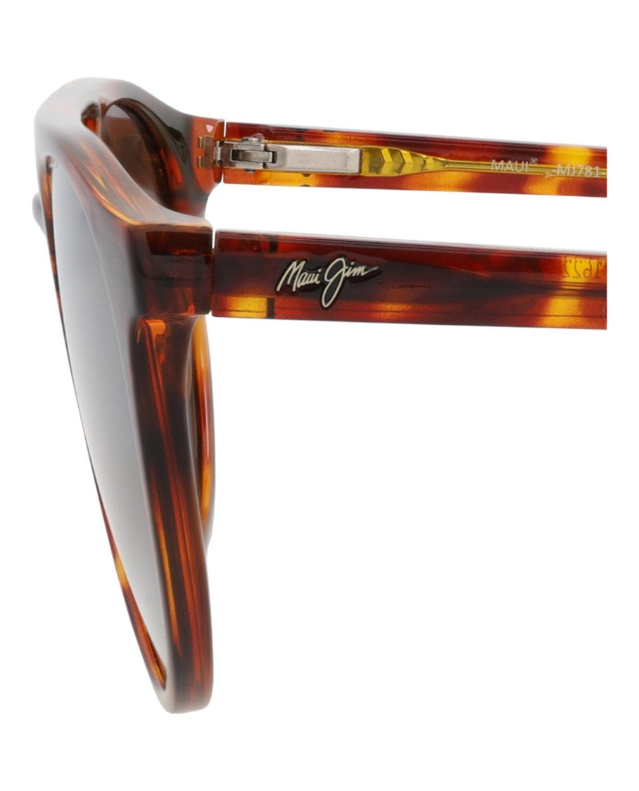 Maui Jim Round-Frame Injection Sunglasses