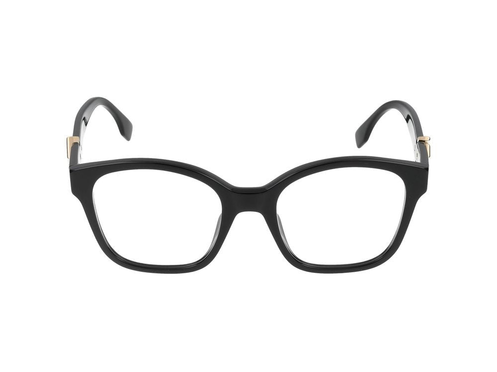 Maison Fendi Black Oversized Square Eyeglasses