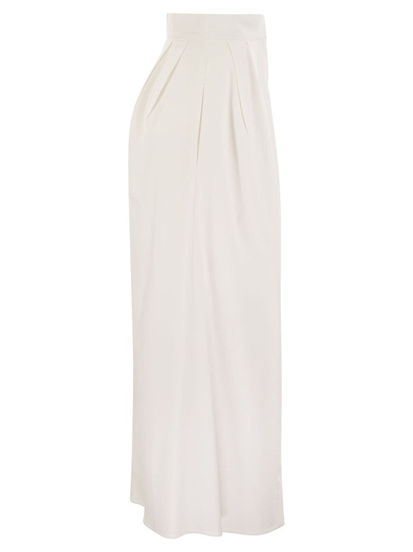 Max Mara Alcade1234 - Wide Gabardine Skirt