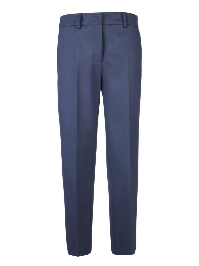 Blanca Vita Tailored Straight Trousers With Fabric Blend And Finish