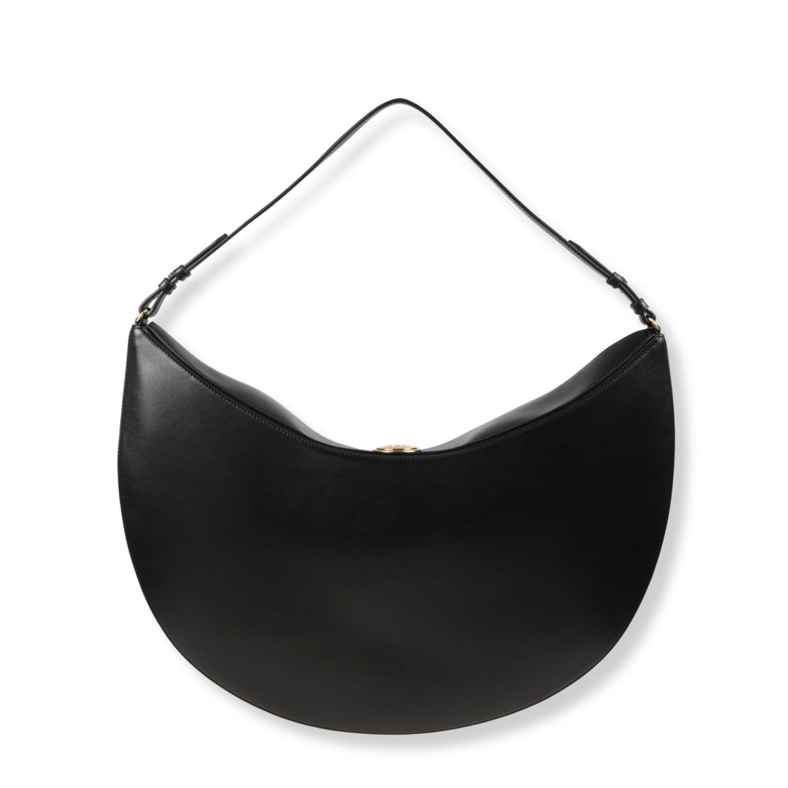 Jacquemus Ovalo Hobo Bag With Smooth Leather Finish