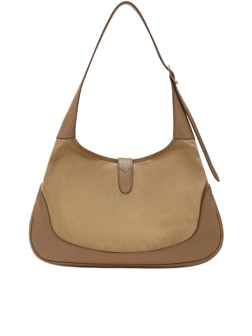 Gucci Rich Brown Jackie 1961 Leather Shoulder Bag