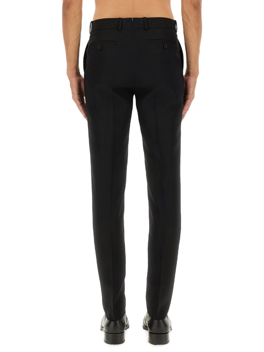 Alexander Mcqueen Tailored Black Wool Pants