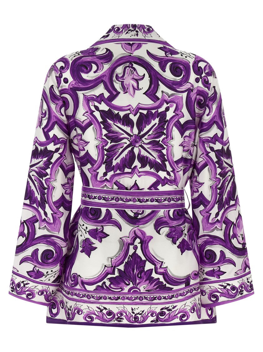 Dolce & Gabbana Silk Pajama Shirt