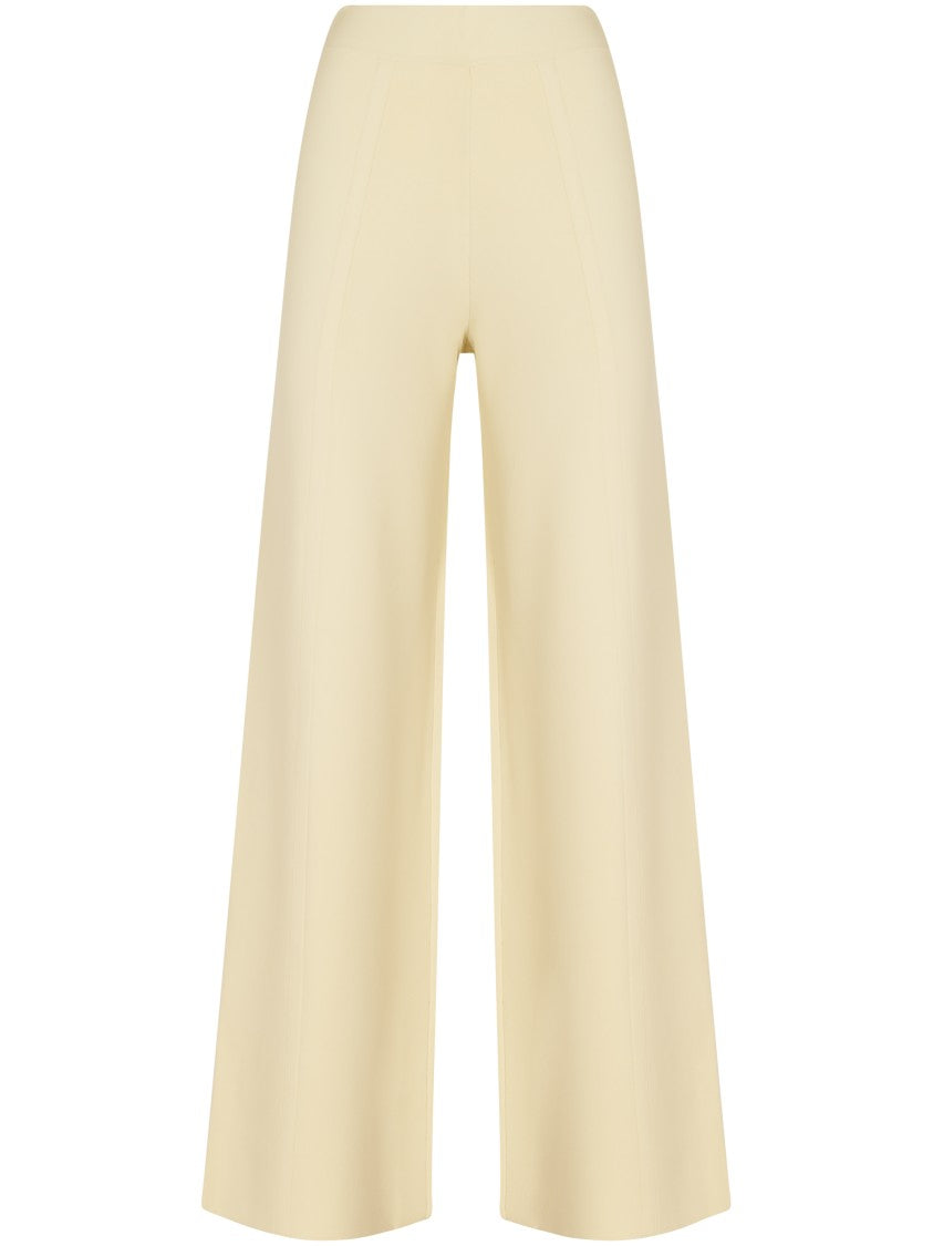 Max Mara Smooth Silhouette Wide-Leg Trousers