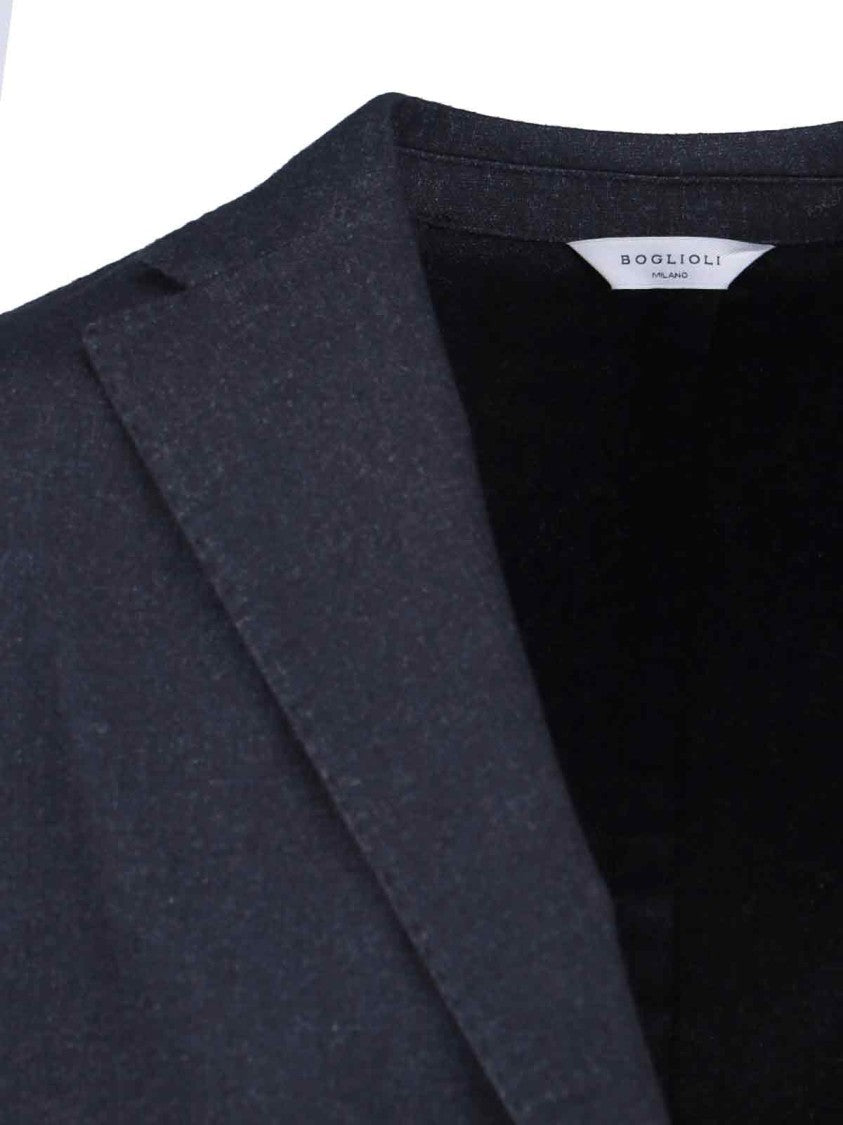 Boglioli Single-Breasted Blazer – Navy