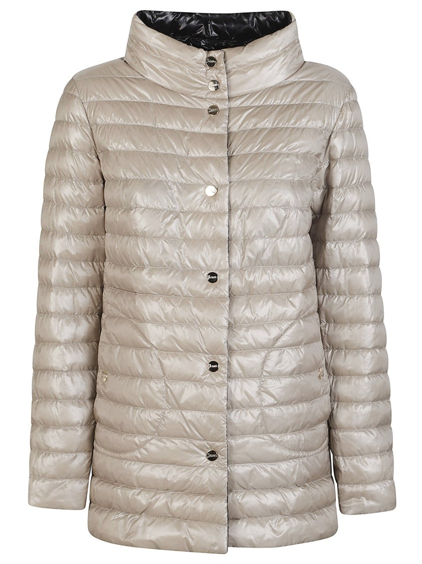 Herno A-Shape Reversible High Collar Jacket