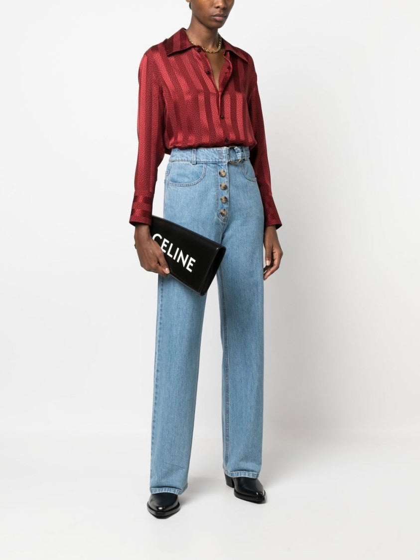 Céline Asymmetric Clutch Bag
