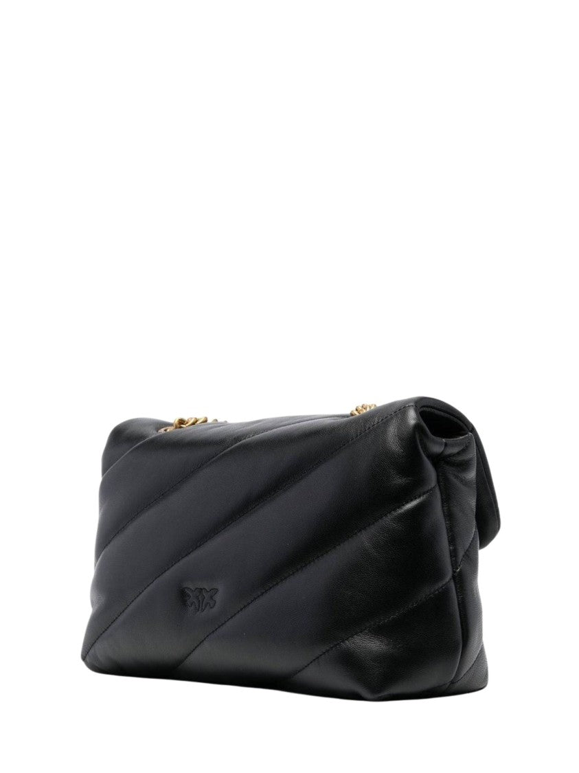 Pinko Love Classic Puff Leather Shoulder Bag