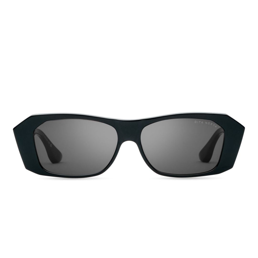 Dita Noxya Geometric Rectangular Frame Sunglasses With Tapered Temples