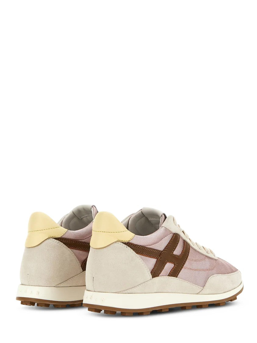 Hogan Low-Top Sneakers With Suede Overlays And Distinctive Accents