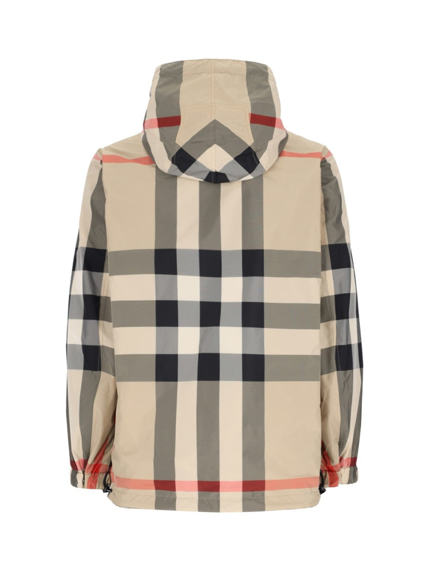 Burberry Reversible Hooded Jacket – Black/Beige