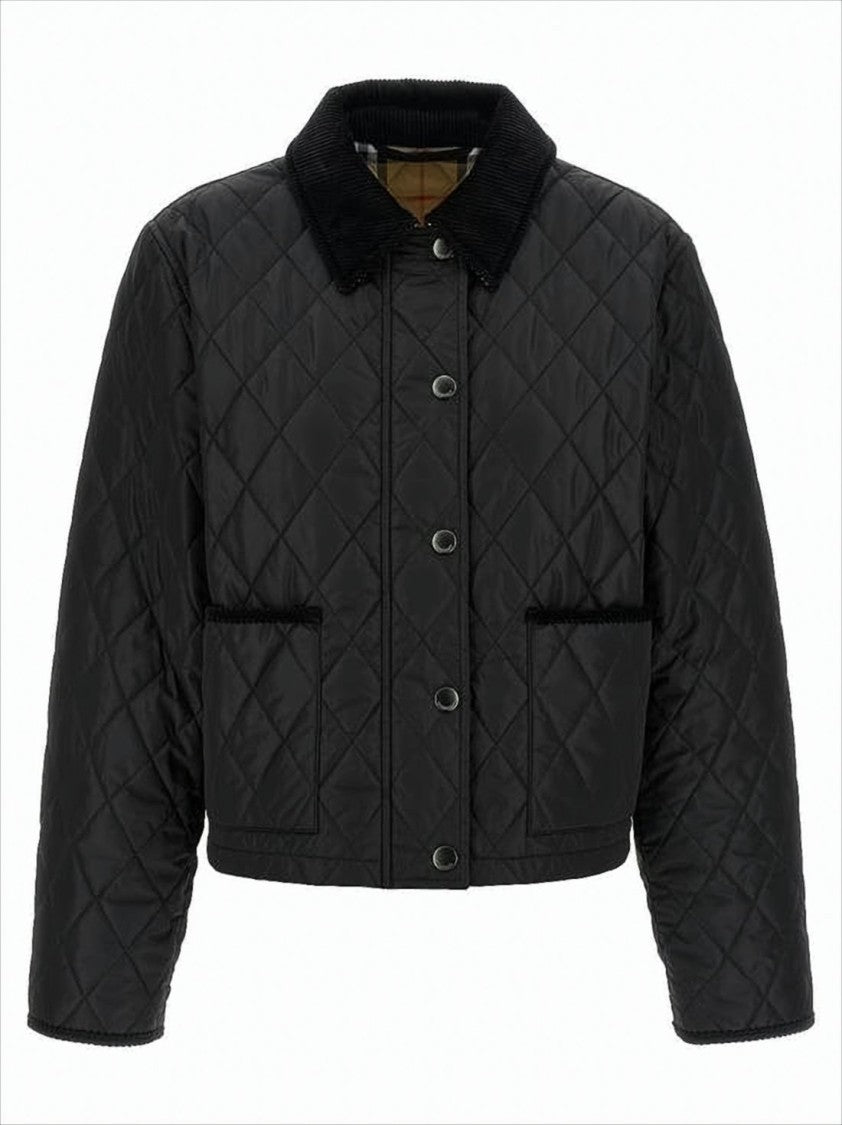 Burberry Cropped Quilted Jacket