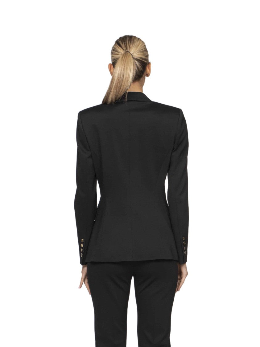 Pinko Black New Signum Tailored Structured Blazer