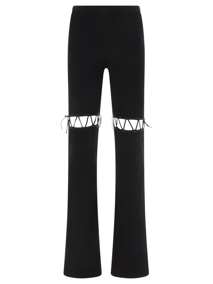 Nensi Dojaka Flared Laced Leggings