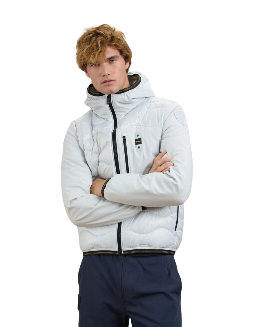 Blauer Quilted Down-Insulated Jacket With Padded Design And Hood