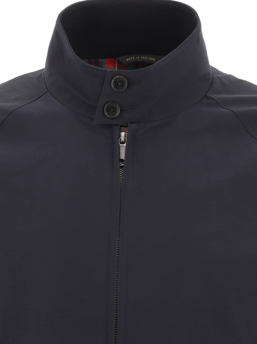 Baracuta Classic Bomber Jacket With Tartan Lining