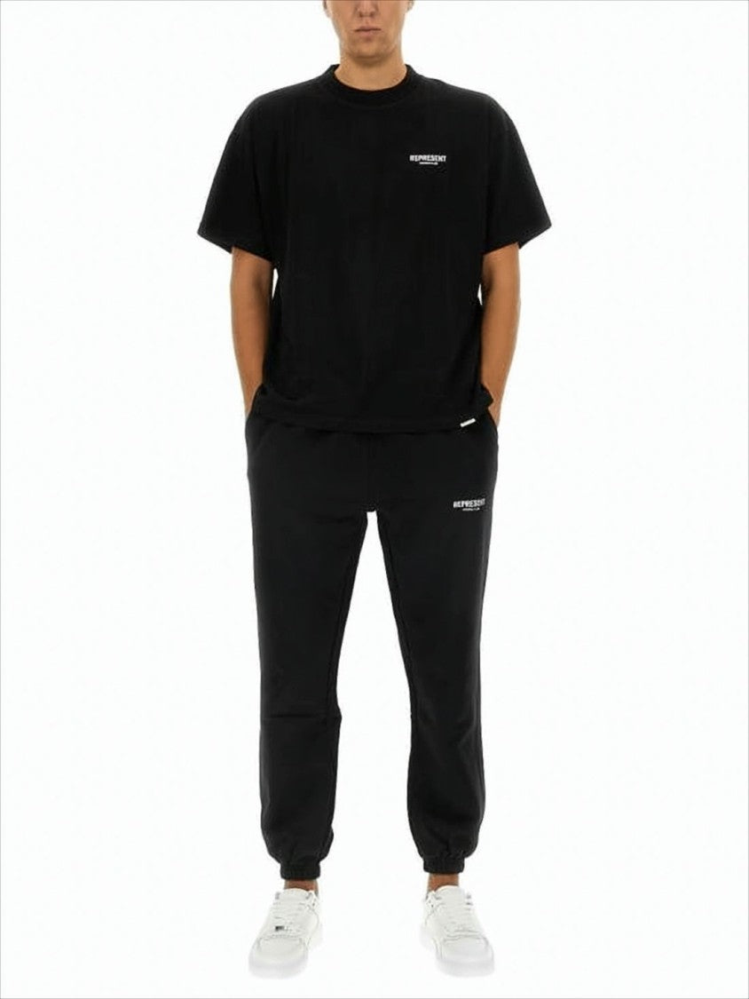 Represent Relaxed Fit Cotton Jogger Pants