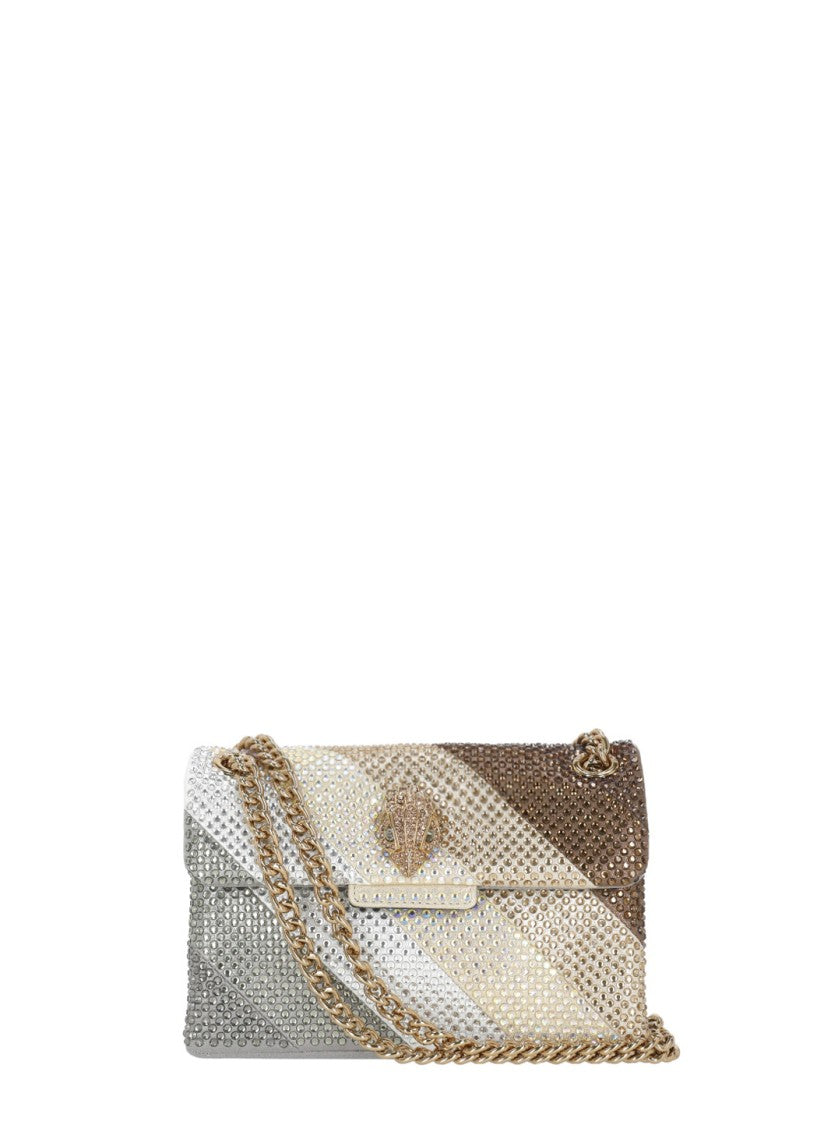 Kurt Geiger Multicolour Rhinestone Embellished Mini Shoulder Bag