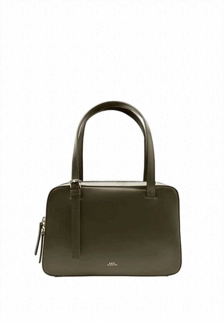 A.P.C. Rectangular Calf Leather Virginia Box Bag