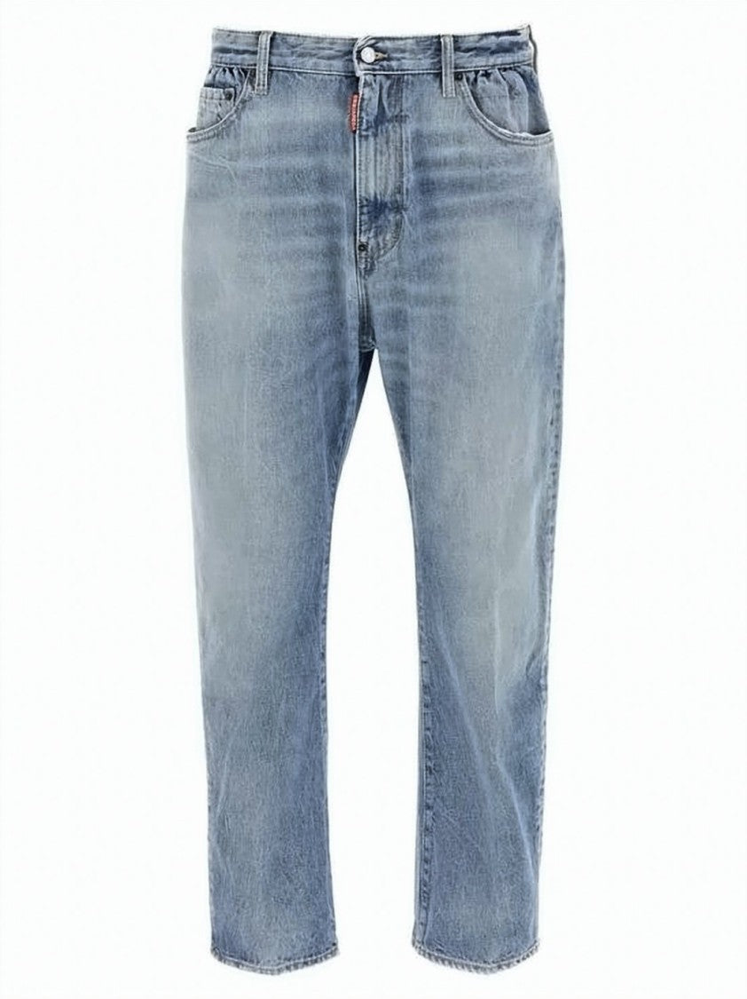Dsquared2 Slightly Faded Light Blue Denim Pants