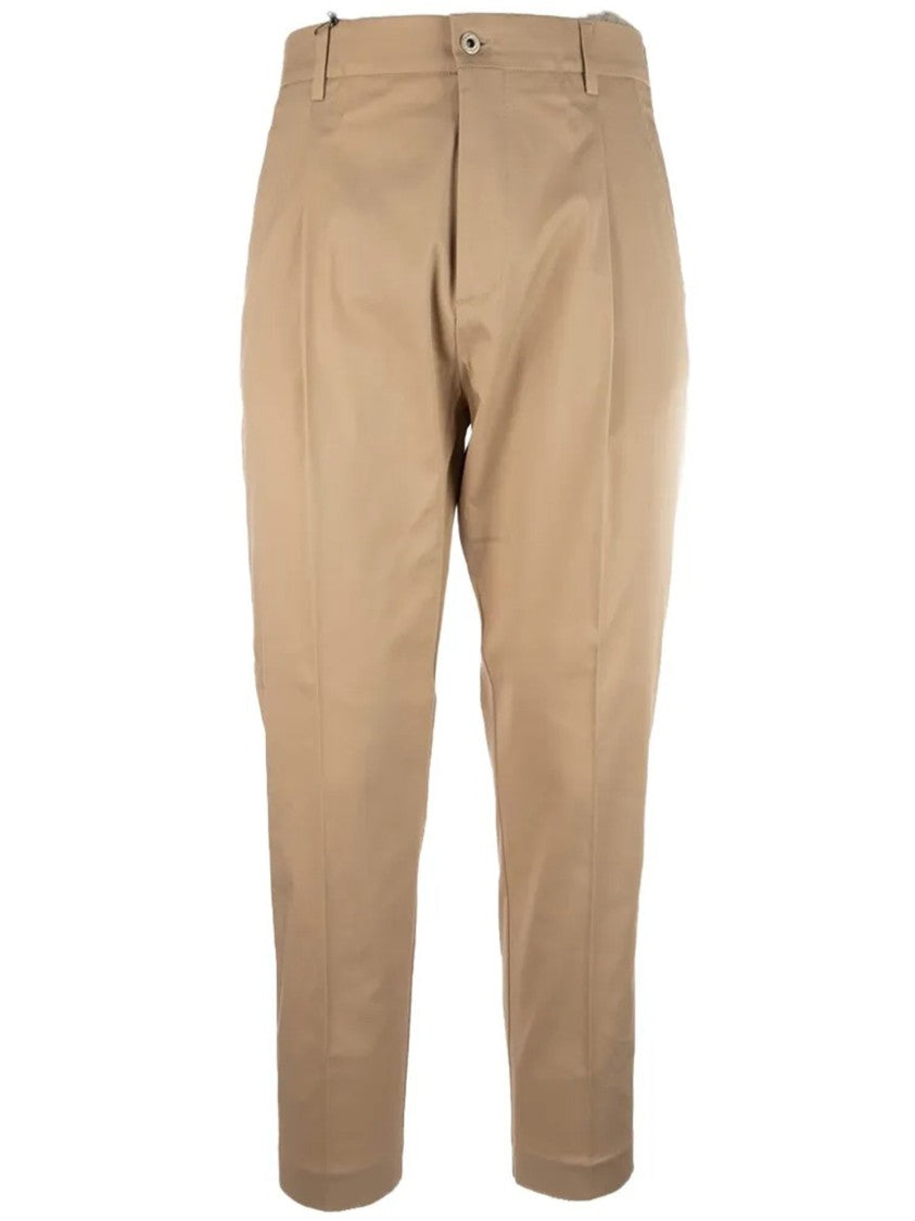 Pence Alain Cropped Tailored Structured Pants