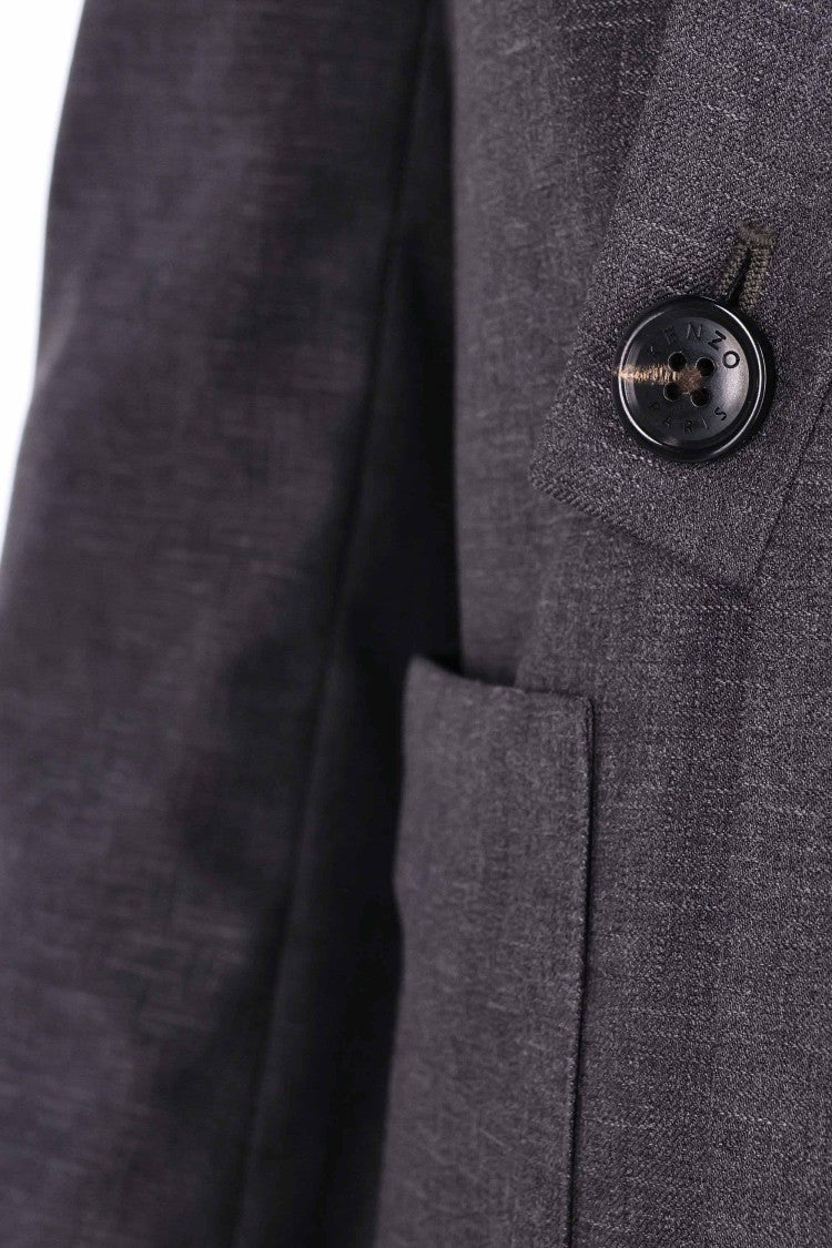 Kenzo Virgin Wool Kimono Jacket