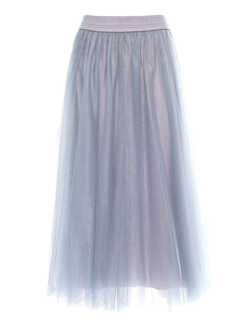 Fabiana Filippi Flowing Midi Skirt With Gathered Waist