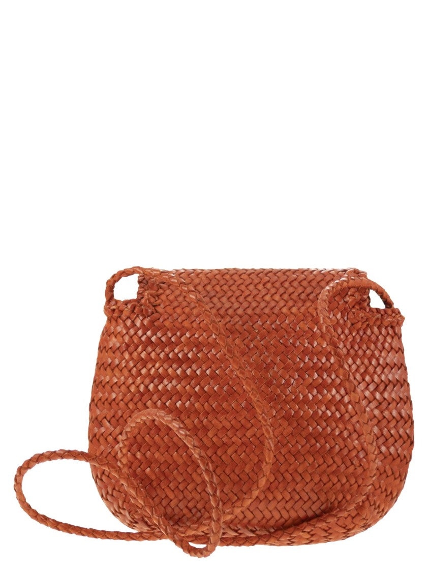 Dragon Mini City Bag - Woven Leather Bag