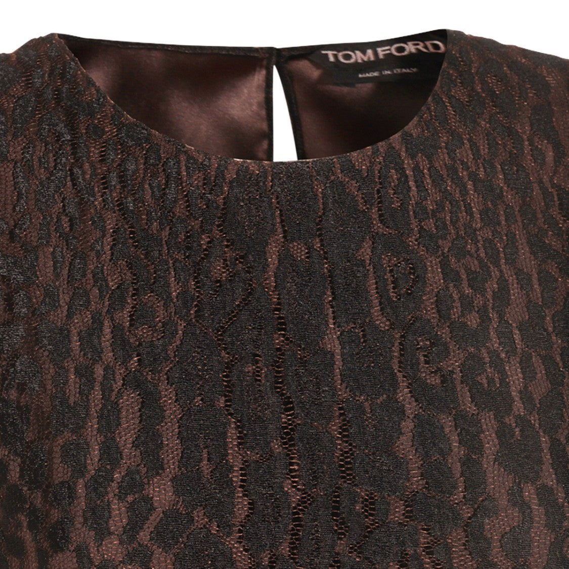 Tom Ford Black And Brown Top