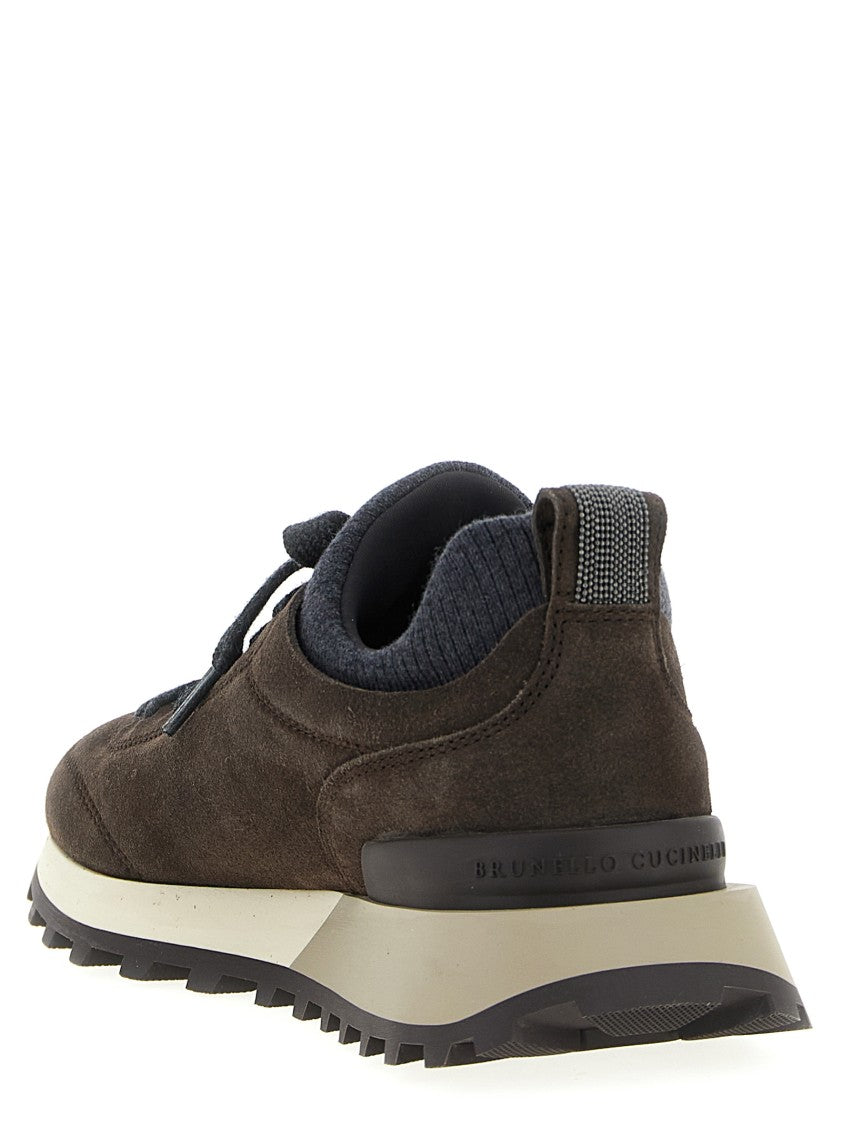 Brunello Cucinelli Suede Sneakers