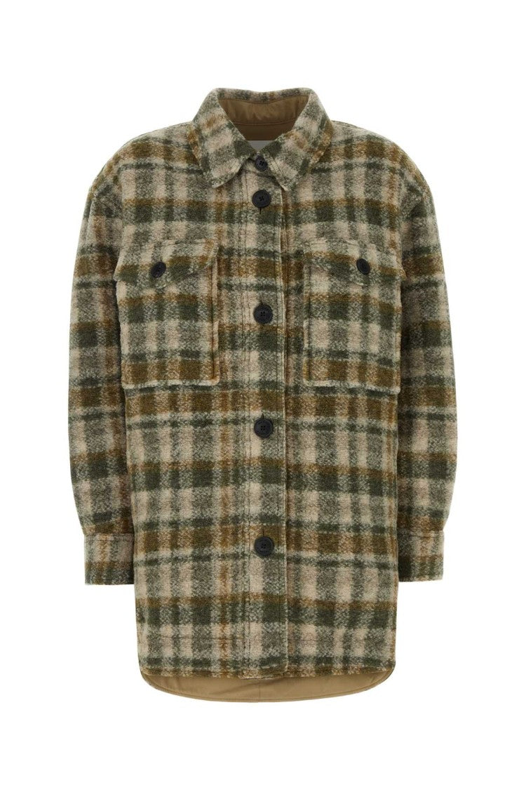 Isabel Marant Étoile Embroidered Polyester Blend Harveli Coat