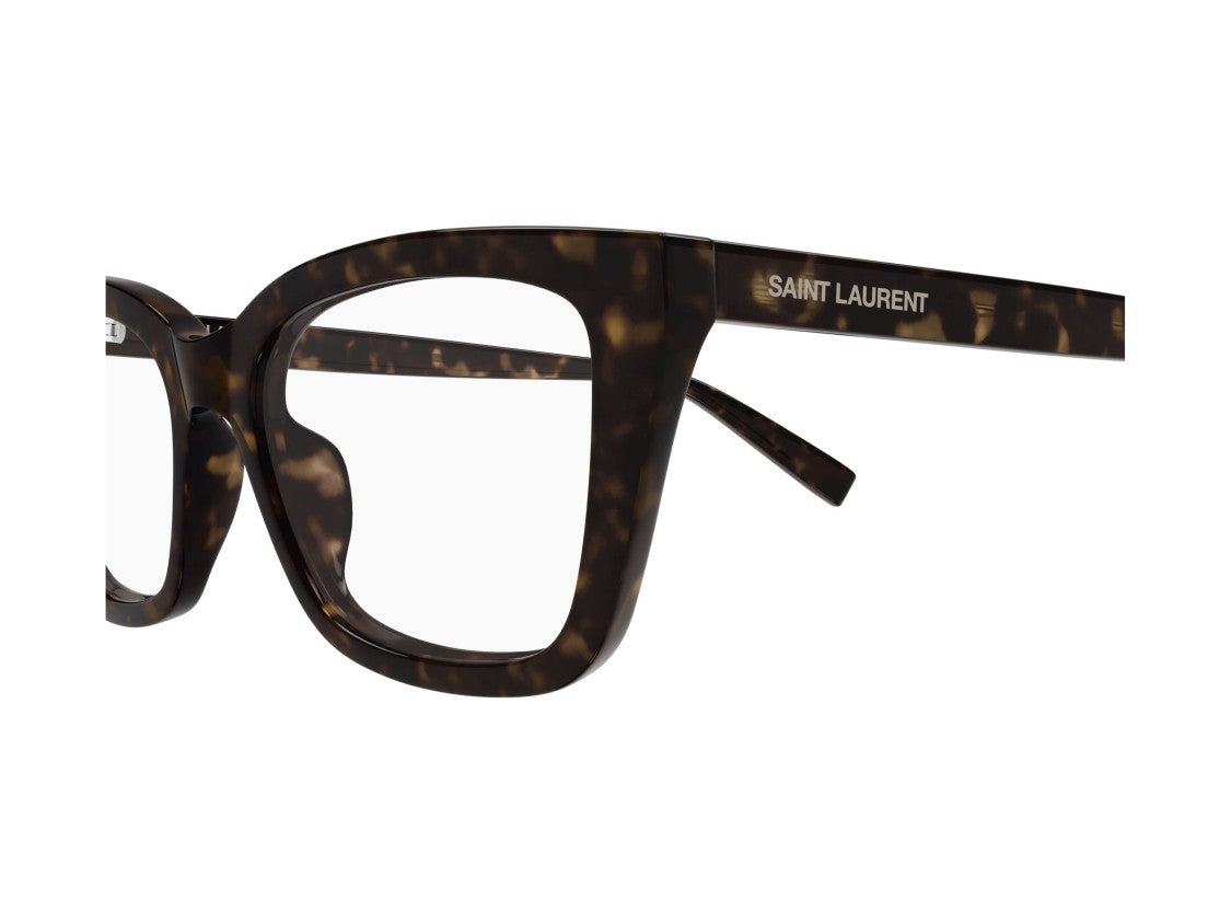 Saint Laurent Sl 911 Glossy Tortoiseshell Oversized Square Sunglasses