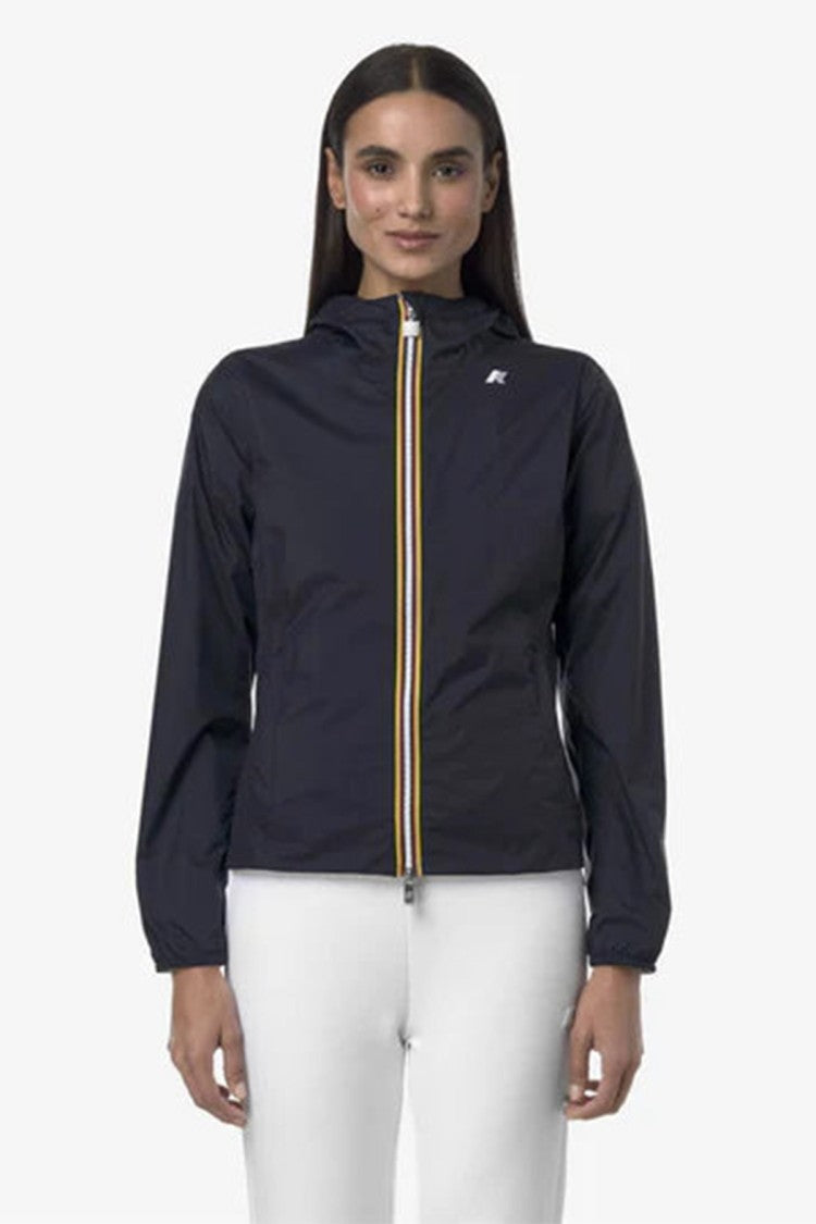 K-Way Grey Technical Nylon Zip-Up Jacket