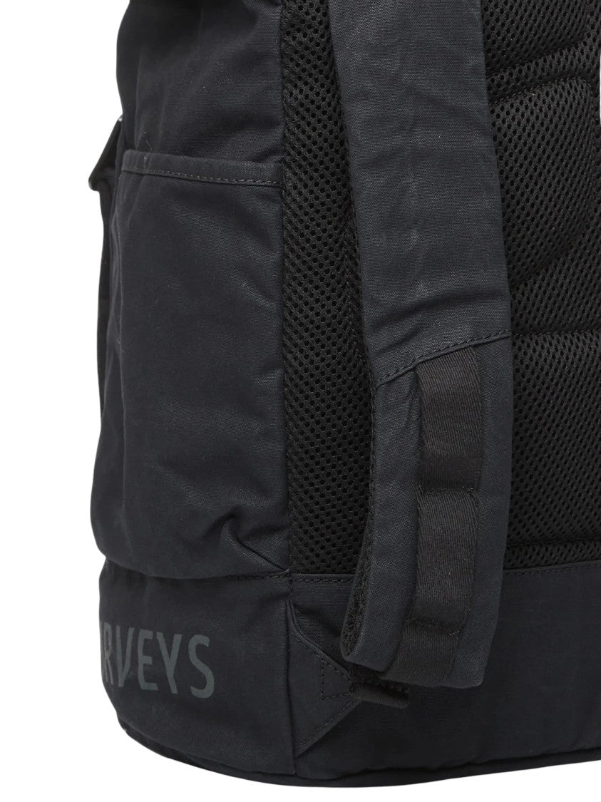 Napapijri Black Equator Buckle Foldover Canvas Backpack